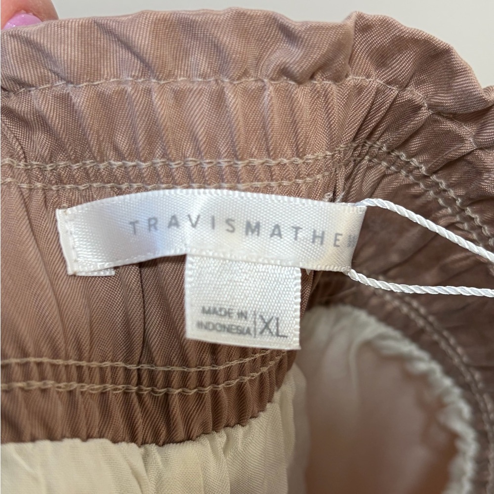 Travis Mathew‎ Chardonnay Sunday Pants NWT size XL in Almondine Wide Leg Flowy - Picture 6 of 13